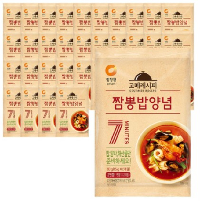 청정원 고메레시피 짬뽕밥 양념 30g, 10개