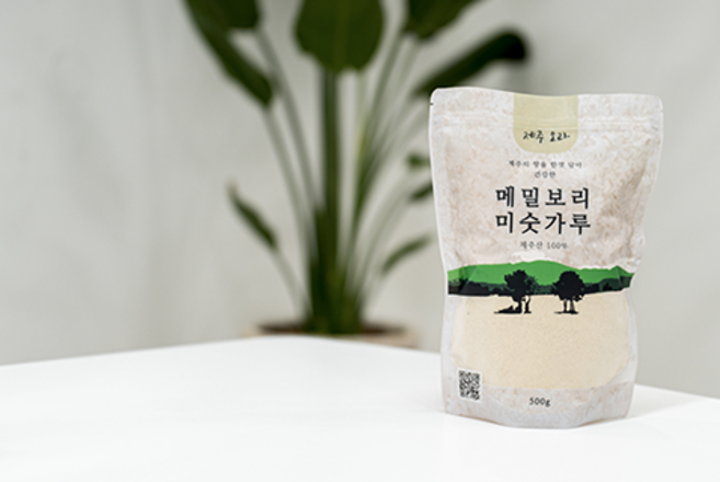 제주오라 메밀보리 미숫가루 500g "청정제주 30만평의 자연속에서 자란 우리농산물 100% 제주산", 1개
