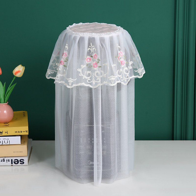 레이스 밥솥 덮개 에어프라이기 전자렌지커버 먼지 천 가리개, Type E