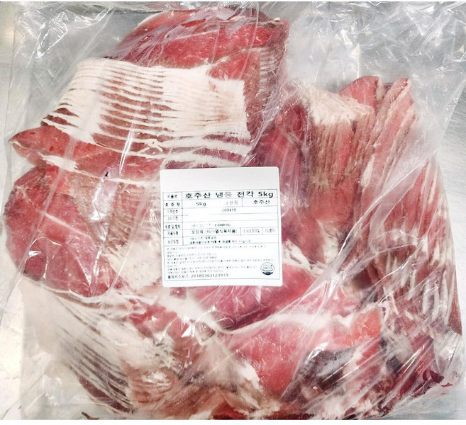 냉동 전각 호주산 5kg 닭고기, 1개