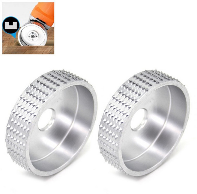 아이베란다 목재 홈파기용 그라인더 날, 16mm 홀 (내경), 2개