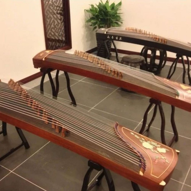 고쟁 악기 전통 가야금 반쟁 전체 중국 입문용, A. 고쟁 고대 의상 소품