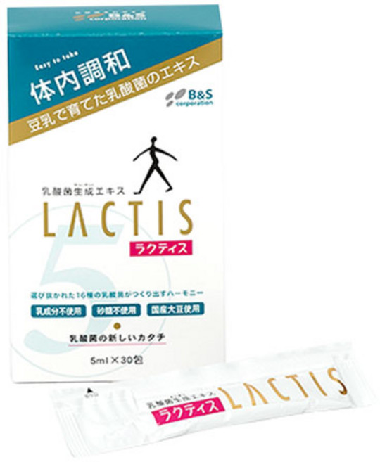 락티스 라크티스 생성 엑기스 5ml 30포 유산균 생산 물질 B&S, 1개