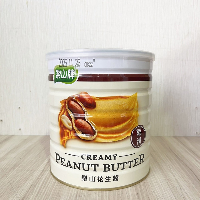 五惠 梨山牌 梨山花生醬 2.8kg 細滑花生醬/顆粒花生醬, 1個, 細滑 花生醬_2.8kg
