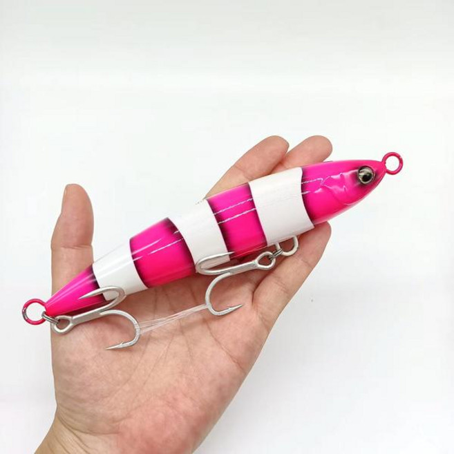 빙어집어제 160F 바닷물 낚시 미끼 탑워터 트롤링 스틱 보트 바다 태클 160mm, 1pcs  J, 1개