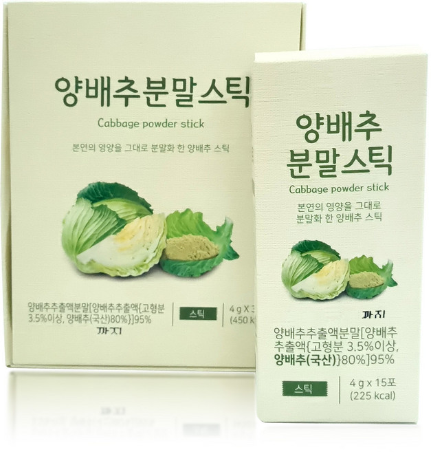 양배추 분말스틱, 120개, 4g
