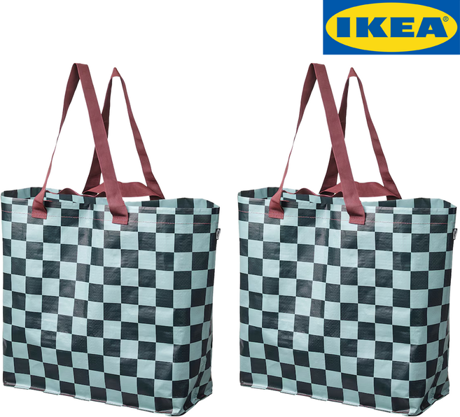 이케아 섹셰라 장바구니 타포린백, 1개, M사이즈2P