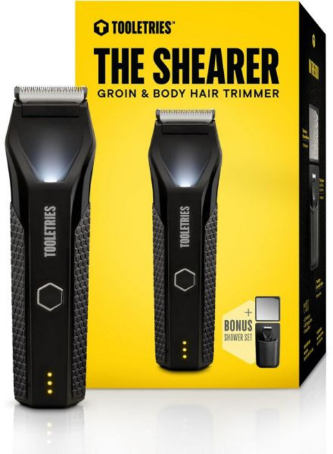툴레트리스 더 시어러 남성용 체모 바디 트리머 방수 면도기 USB 충전, 툴레트리스 더 시어러 남성용 체모 바디 트리머 방수 면