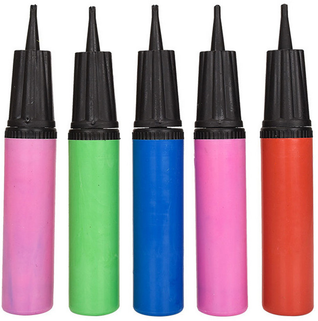 [티케이샵] 풍선 손펌프 공기주입기, 2개, 랜덤