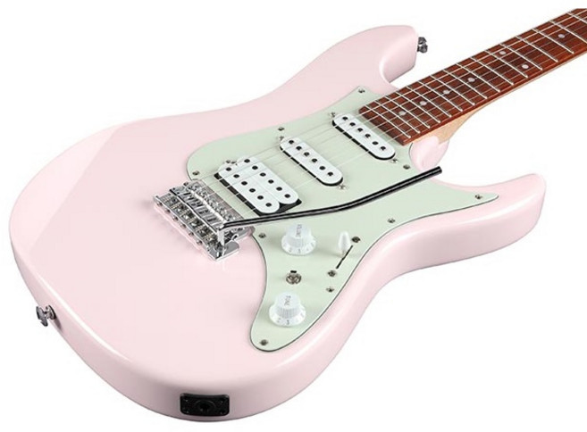 Ibanez AZES 40 PPK 電 吉他 小搖座 九段音色 縮小尺寸 兒童 女生 適用, Pastel Pink 粉紅 單單雙, 1個