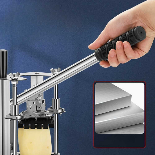 감자튀김 슬라이서 당근 무말랭이 무썰기 수동 커팅기, 전동 10mm