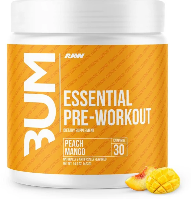 씨범 부스터 프리워크아웃 CBUM 크리스 범스테드 30서빙 5종, PEACH MANGO, 1개, 423g - 쿠팡