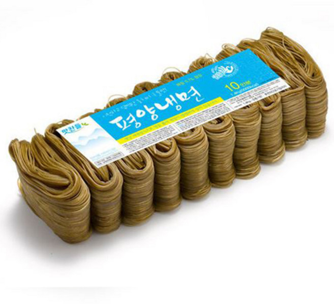 유명식품 평양 냉면 사리 2kg (10인분) 대용량 업소용 식당, 1개