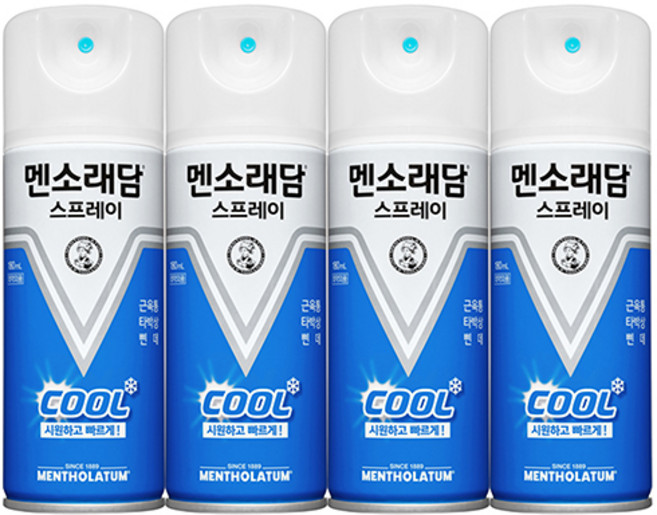 멘소래담 스프레이 쿨, 1개입, 16개