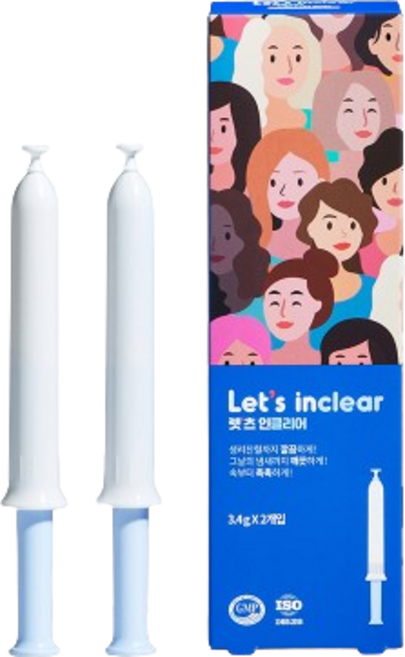 인클리어 렛츠 여성청결제, 6.8g, 1개