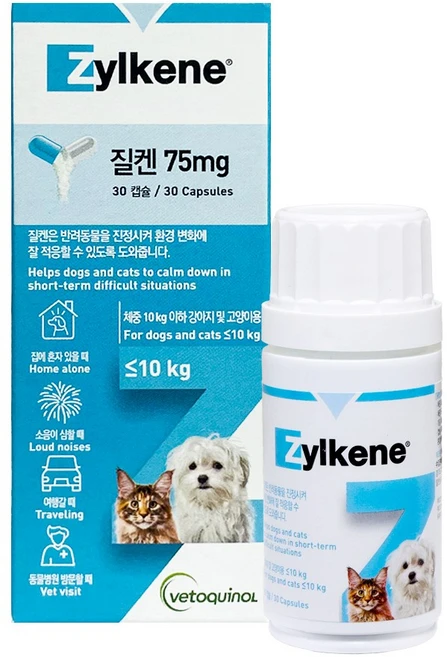 베토퀴놀 반려동물 질켄 영양제, 30정, 스트레스완화/안정/집중력관리, 2개 - 쿠팡