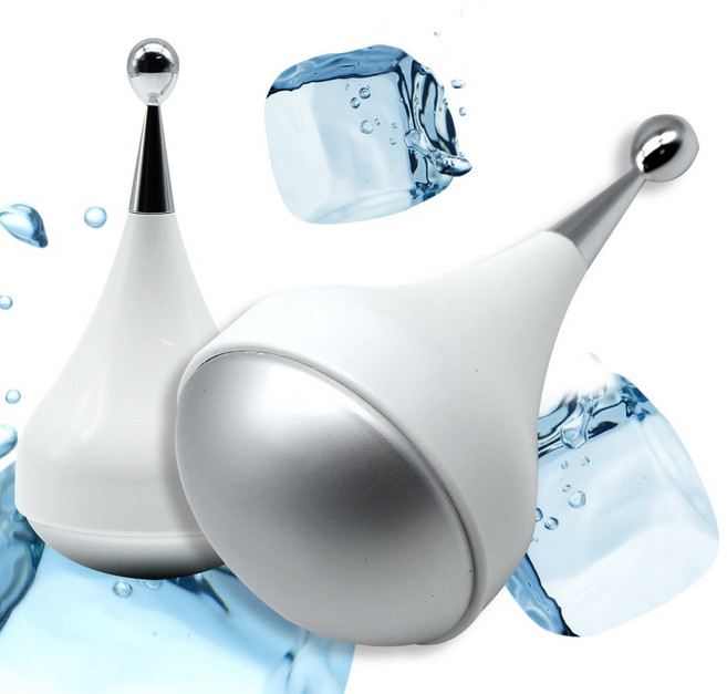 뉴이셀 쿨링 스톤 고리형 도트형 쿨스틱 마사지 괄사 냉매스톤 얼굴 냉찜질스톤 페이스 바디, B타입도트형, 1개