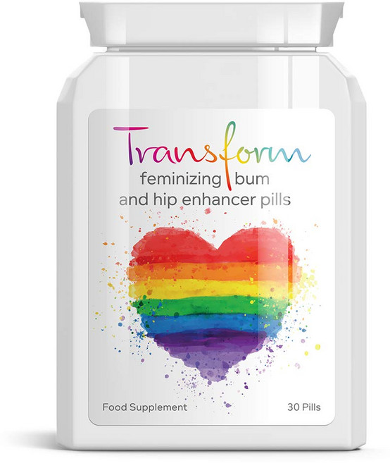 트랜스폼 여성화 엉덩이 및 엉덩이 강화 MTF 트랜스젠더 레이디보이 30알, 1개, 30회분