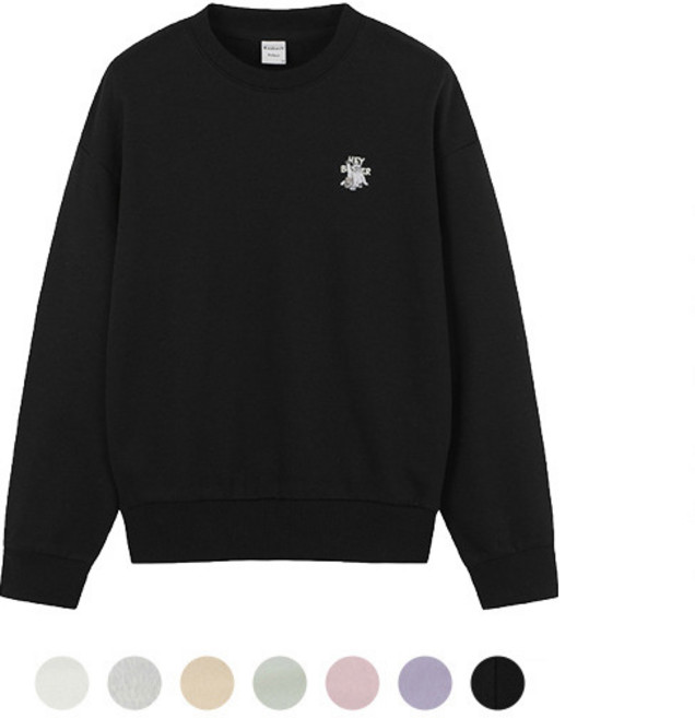 폴햄 여성 코숏 소프트테리 맨투맨_PHE1TR2020 451094