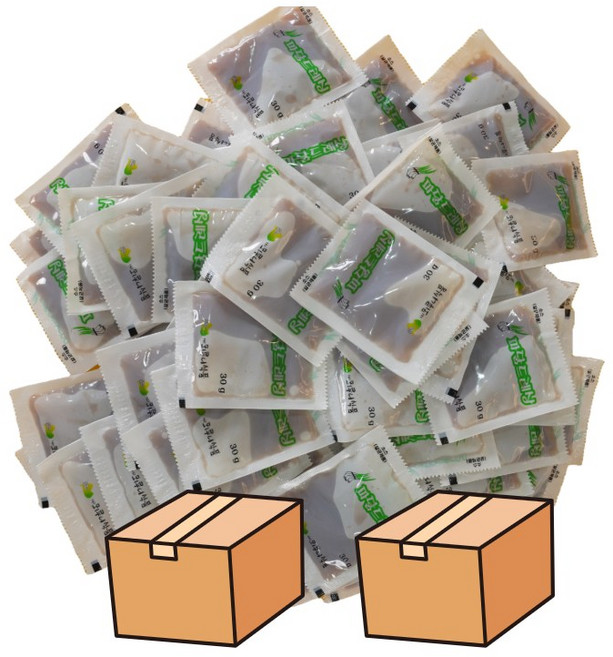 뫼루니식품 봉지 일회용 겨자 파닭소스 사과맛 30g 300매, 9kg, 2박스