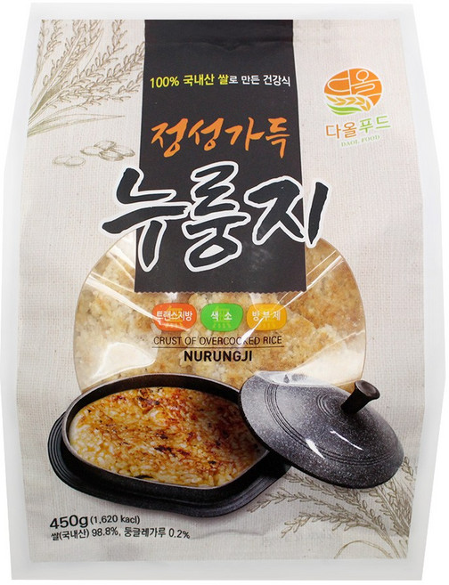국내산 쌀로만든 정성가득 누룽지 450g, 1개