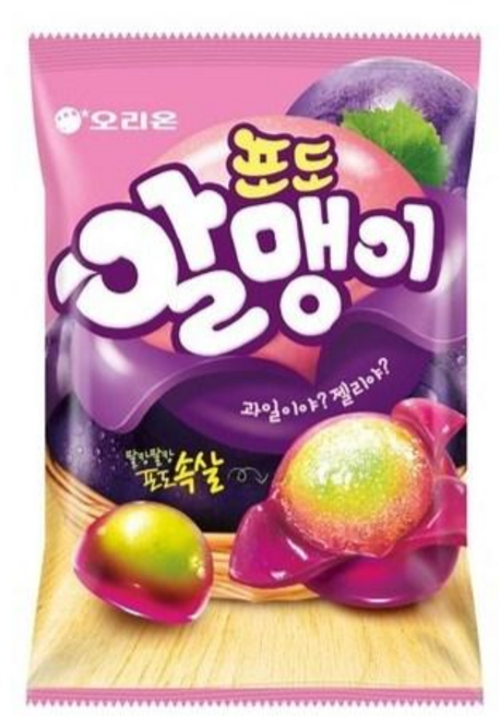 오리온 마이구미 포도알맹이, 67g, 20개