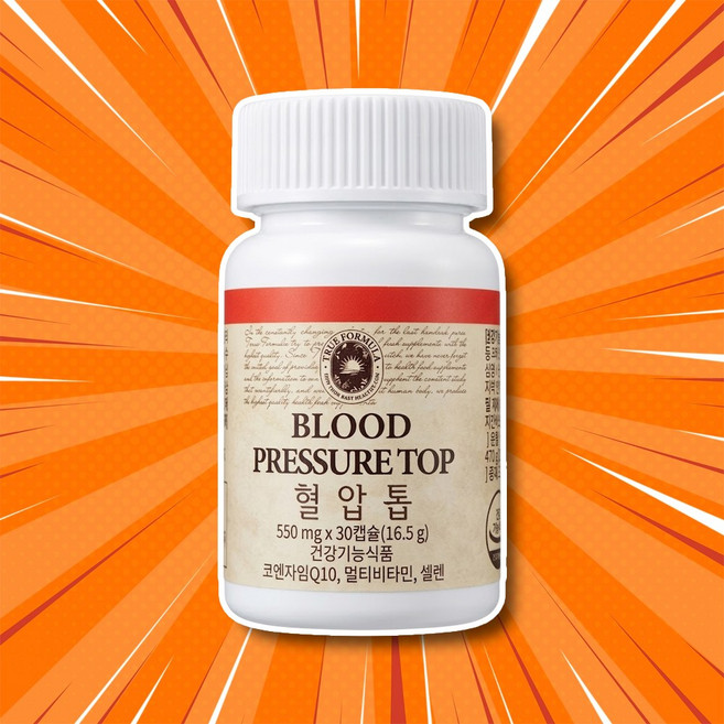 나인멜로 트루포뮬러 트루포뮬러혈압톱 혈압톱정품 혈압톱 혈압톱후기, 1개, 30캡슐