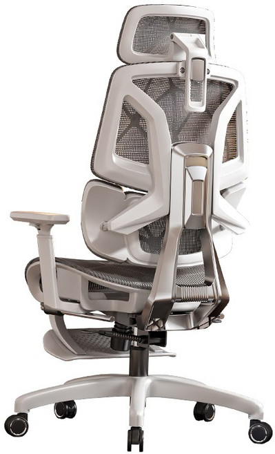 G-1 升級人體工學椅, X999-雲霧白