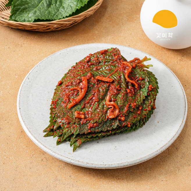 [갓미학] 국내산 전라도 깻잎 김치, 1kg, 1개