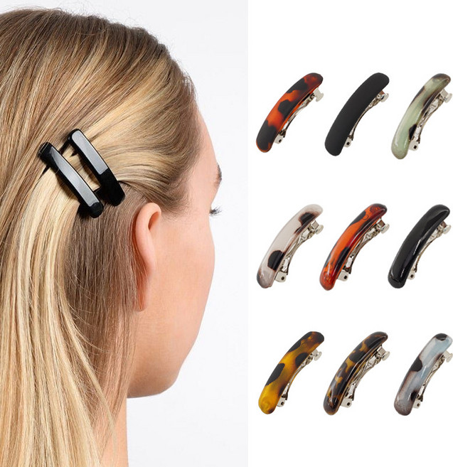 ZMBIRD 여성 머리핀 일자 자동핀 소형 9종세트 N2706