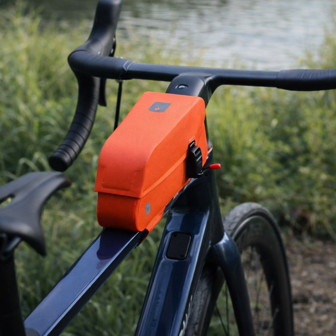 자전거용 방수 자석 가방, 1개, 블랙