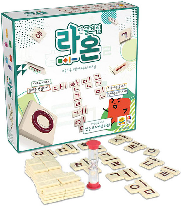 [코리아보드게임즈] 라온 한글낱말게임, 단품, 1개