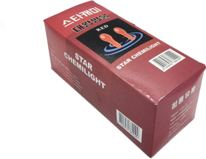 스타캐미 대왕방울3미리 레드 캐미라이트 60봉지(2개입) 120개 1통, 1개