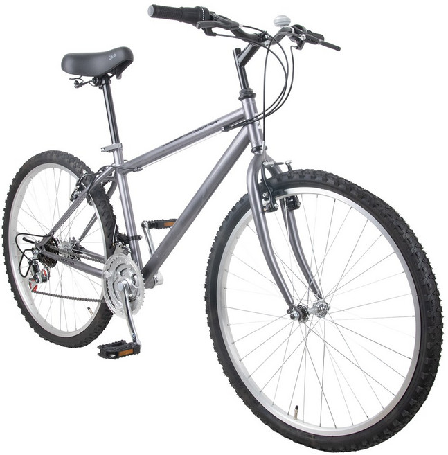 [삼천리자전거] 빅마운틴 26 생활형 MTB 21단 통학 출퇴근용 성인 학생 자전거 155~175cm, 다크실버, 1개, 170cm, 완전조립