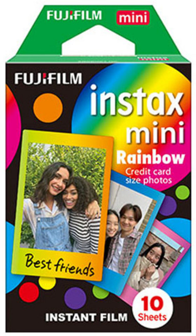FUJIFILM 富士 instax mini (10張入), 1個, 彩虹漸層底片