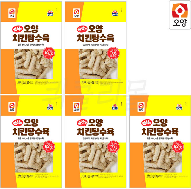 사조오양 바삭한 치킨 탕수육 1kg, 5개