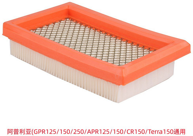 FB몬디알 힙스터125 에어필터 커버, 필터 GPR125/150/APR125/150, 1개