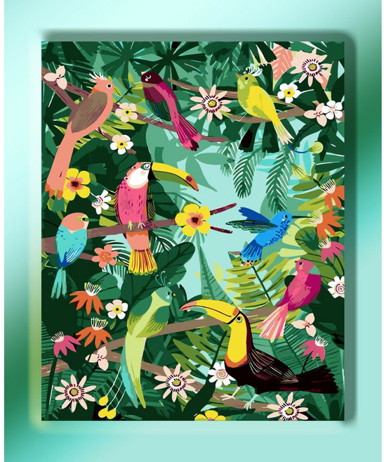 votgl diy페인팅 피포페인팅 명화그리기 그림그리기유화그리기세트40 x 50cm, 0029결혼식, 1개