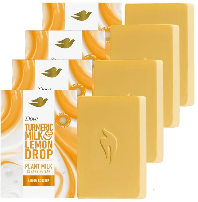 도브 플랜트 밀크 클렌징 비누 4개입 1세트 - 쿠팡