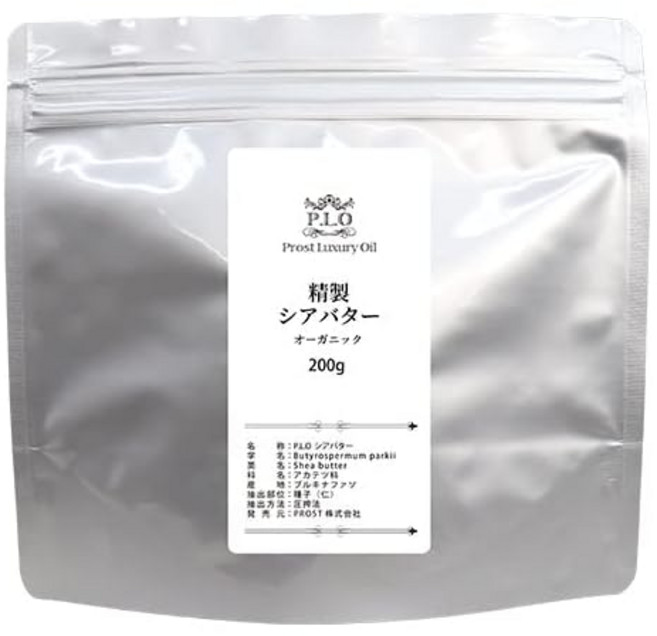 호토쿠 프로스트 정제 시어버터 200g 천연 화장품 재료, 1개, 1L