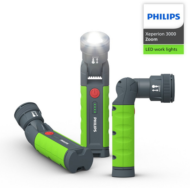 필립스 공식판매점 엑스페리온 3000 시리즈 LED 충전식 작업등 캠핑랜턴 X30 Zoom, 필립스 엑스페리온 3000시리즈 X30 Zoom, 1개