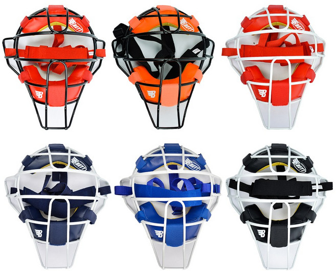 브렛 포수마스크 오더형 야구마스크, 블랙/화이트