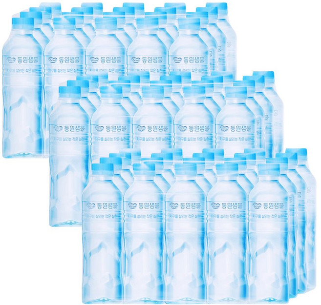 동원샘물 생수, 500ml, 100개