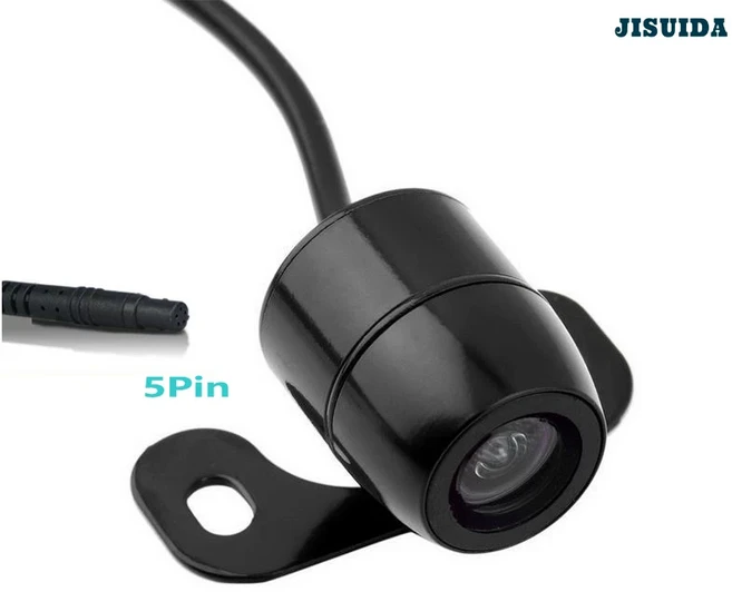 주차 모니터링 자동차 백미러 운전 레코더 카메라 5핀 720P HD 야간 투시경 방수, 01 5pin