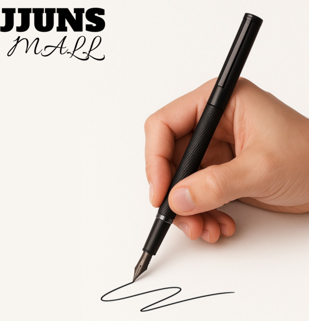 쭌스몰 입문용 만년필 J10, 프리미엄 블랙, EF