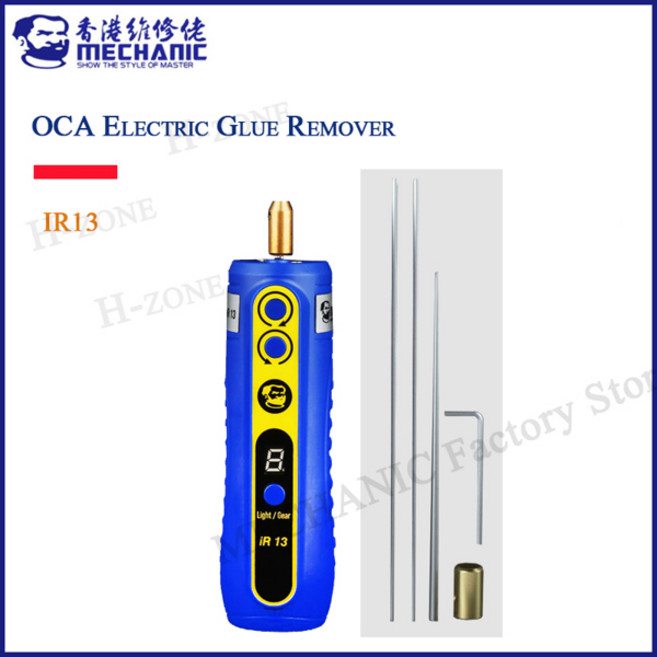 Mechanic IR14 전기 OCA 접착제 리무버 도구 화면에 대 한 Led 디스플레이 OCA 편광 된 깨끗한 전기 그라인더 손 도구, 02 IR13, 1개