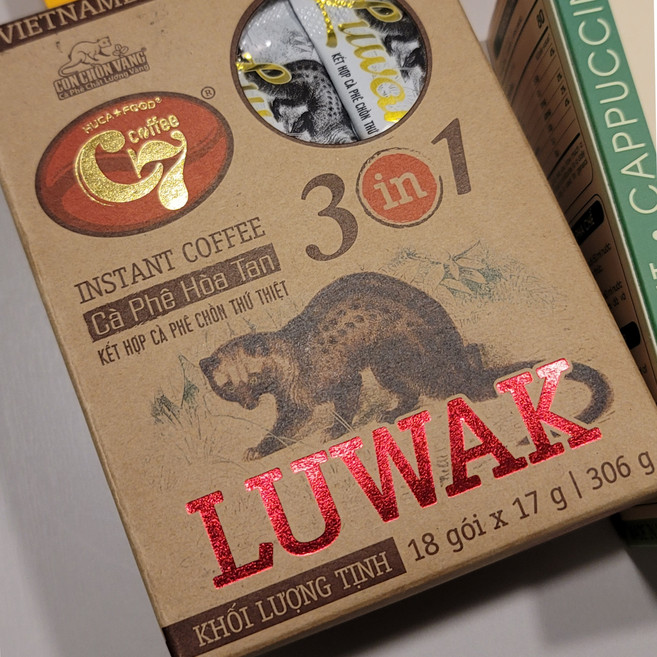 C7 루왁 위즐 인스턴트 커피, 1개, 18개입, 17g