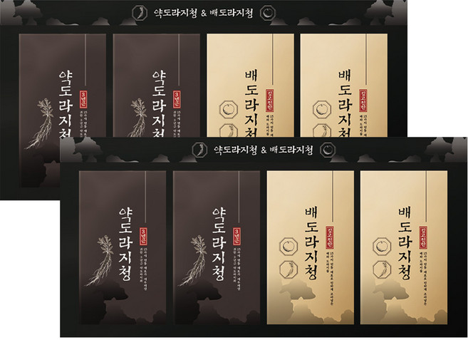 참앤들황토농원 프리미엄 약도라지청 배도라지청 선물세트, 2개, 1kg