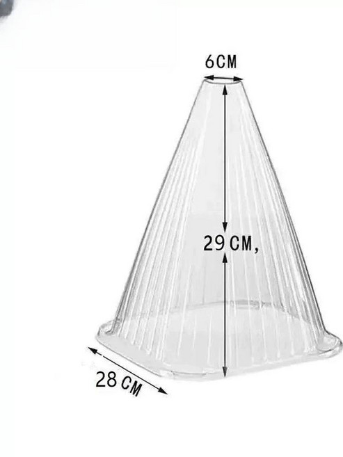 식물 보호 덮개 꼬깔 보온 캡 방충 텃밭 초대형 모종 특대형 29cm 28cm 싱글 20개, 확대형 특대형 37cm 30cm 10개