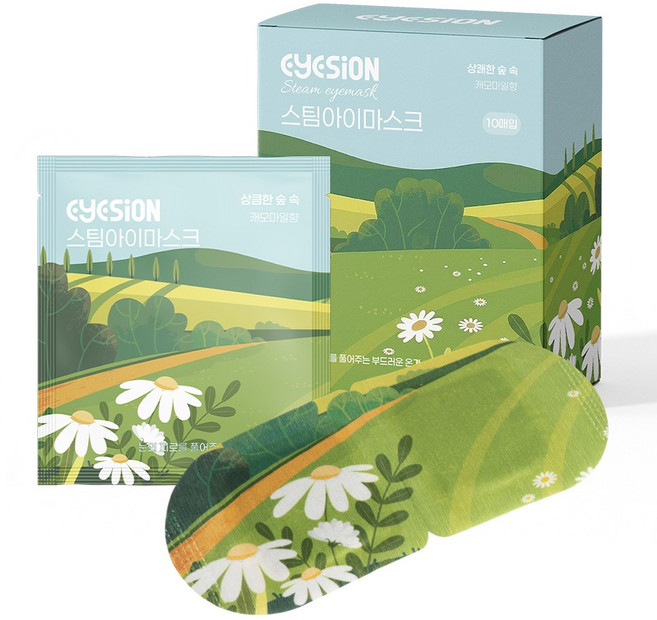 아이즈온 스팀아이마스크 EYESION 온열안대 캐모마일향, 4박스, 10매입